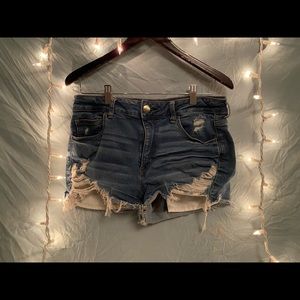 American Eagle super stretch denim shorts